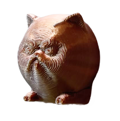 Chunky Meow Brooch