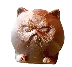 Chunky Meow Brooch