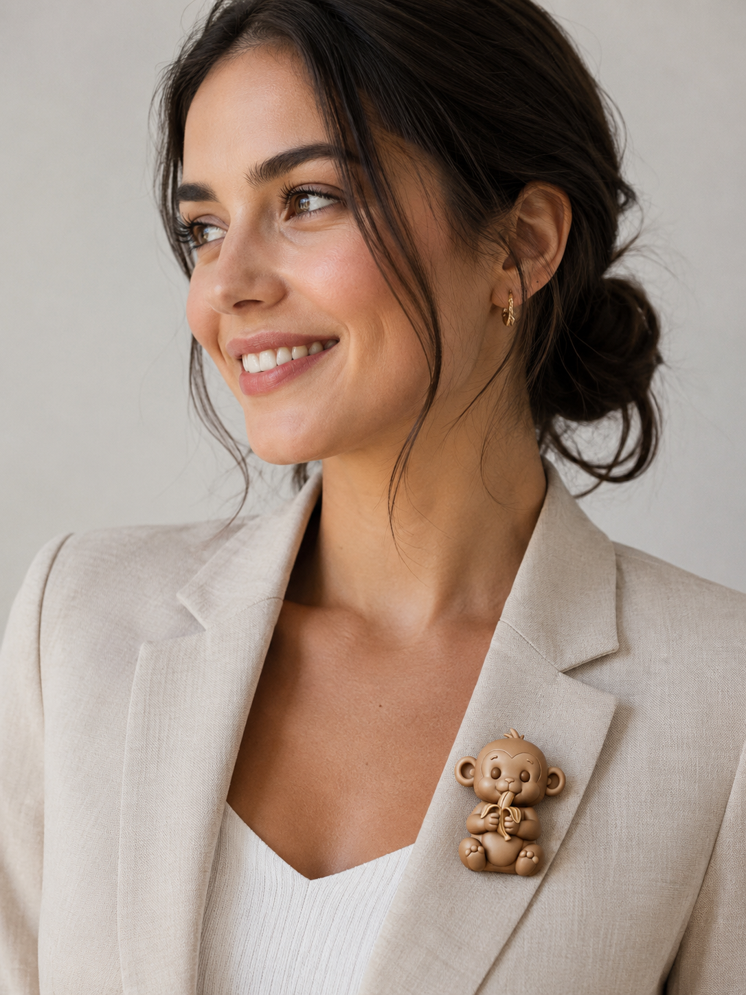 Monkey Munch Brooch