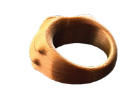 Brass Molten Ring