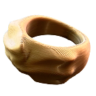 Brass Molten Ring