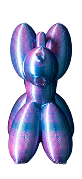 Balloon Dog Keychain