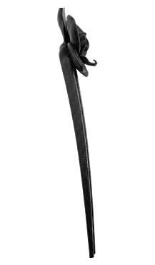 Midnight Petal HairPin