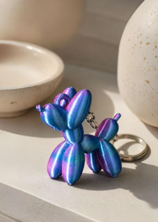 Balloon Dog Keychain
