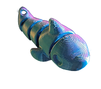Blue Shark Keychain