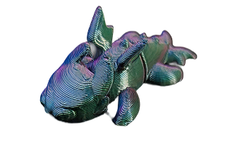 Blue Dragon Keychain