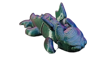 Blue Dragon Keychain