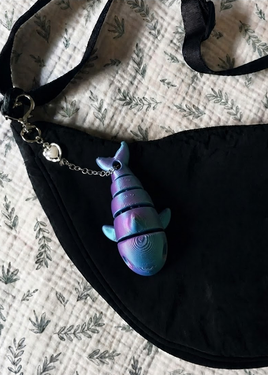 Blue Shark Keychain