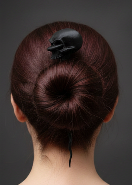 Skull Screw Hair Pin