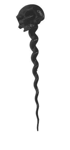 Skull Screw Hair Pin