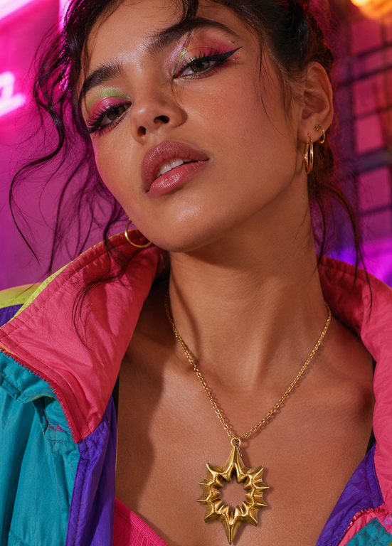 Gold Flare Pendant