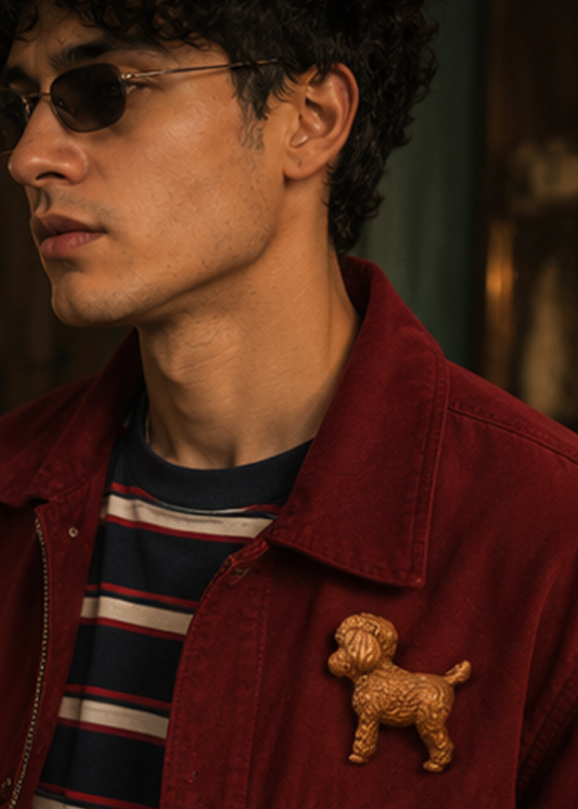 Poodle Brooch