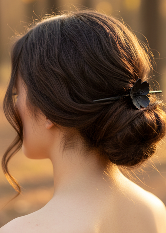 Goth Garden Hair Pin