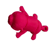 Pink Otter Keychain