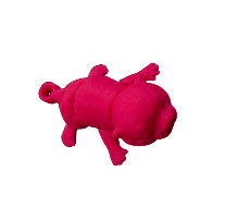 Pink Otter Keychain