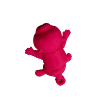 Pink Otter Keychain